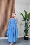 ORKİDE YAZLIK TESETTÜR ELBİSE BebeMavisi