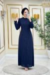Hünkar elbise Lacivert