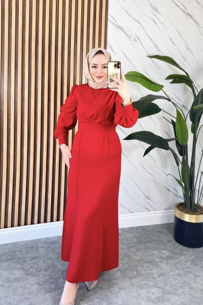 Gizem elbise  Kırmızı