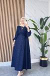 Özlem elbise  Lacivert