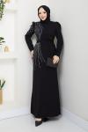YAĞMUR TESETTÜR ABİYE Siyah
