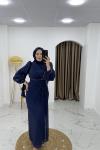 Aleyna abiye elbise  Lacivert