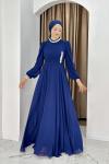 Nigar abiye elbise Lacivert