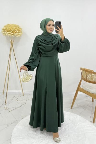 Umay elbise Zümrüt
