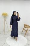 Billur elbise  Lacivert