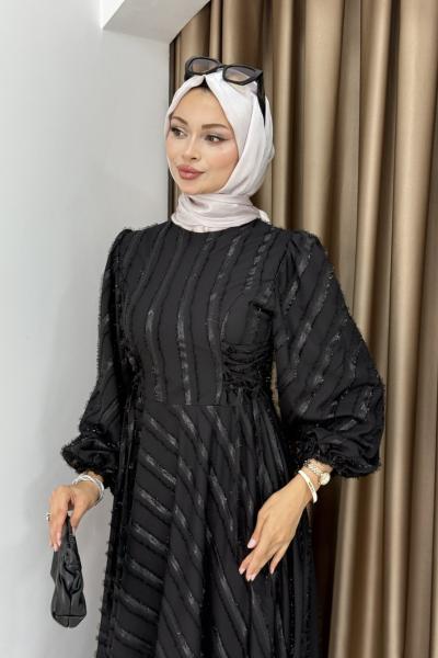 MESİA TESETTÜR ELBİSE Siyah