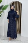 MESİA TESETTÜR ELBİSE Lacivert