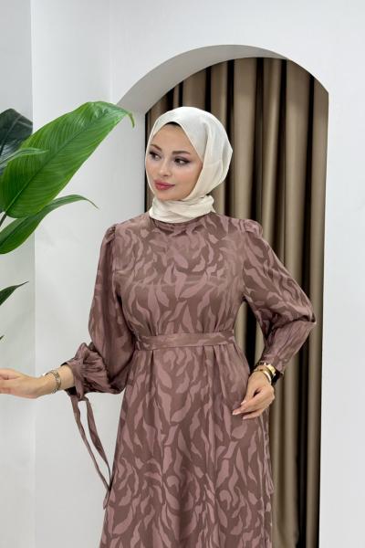 BERİL TESETTÜR ELBİSE  SoğanKabuğu