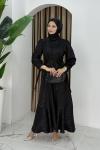 BERİL TESETTÜR ELBİSE  Siyah