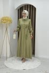 DEMET TESETTÜR ELBİSE YağYeşili