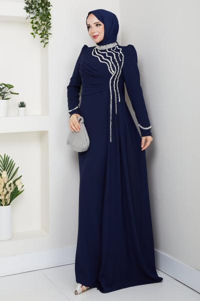 LEMAN TESETTÜR ABİYE Lacivert