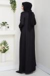 BERİVAN TESETTÜR ELBİSE Siyah