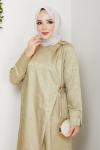 BERİVAN TESETTÜR ELBİSE Yeşil