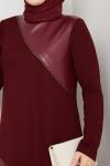 DİLBER TESETTÜR ELBİSE Bordo