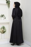 ZERRİN TESETTÜR ELBİSE Siyah