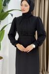 TALYA TESETTÜR ELBİSE Siyah