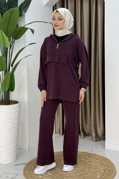 ELİF İKİLİ TAKIM  Mürdüm