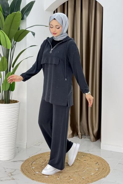 ELİF İKİLİ TAKIM  Antrasit