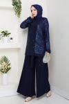 DİLARA PANTOLONLU TAKIM  Lacivert