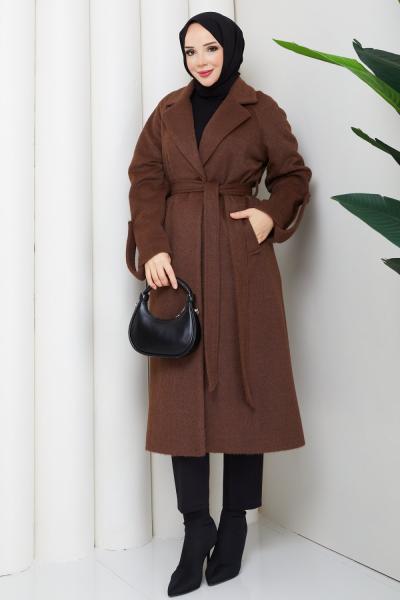 CEYDA TESETTÜR KAŞE KABAN Kahve