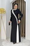 NAZ ABİYE ELBİSE  Siyah