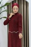 DERYA ABİYE ELBİSE  Kırmızı
