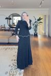 DERYA ABİYE ELBİSE  Siyah