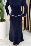 DERYA ABİYE ELBİSE  Lacivert