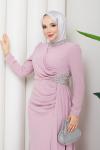 REZZAN ABİYE ELBİSE Pembe