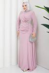 REZZAN ABİYE ELBİSE Pembe