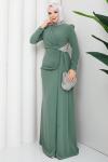 REZZAN ABİYE ELBİSE Yeşil