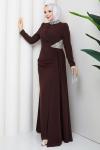 REZZAN ABİYE ELBİSE Kahve