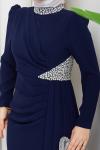 REZZAN ABİYE ELBİSE Lacivert