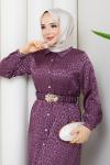 ÜMRAN TESETTÜR ELBİSE Violet