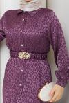 ÜMRAN TESETTÜR ELBİSE Violet