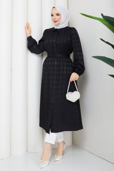 BERİKA TESETTÜR KAP Siyah