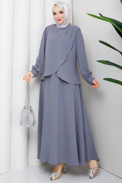 SULTAN ETEKLİ TAKIM  Gri