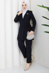 MELODİ CEKET PANTOLON TAKIM Siyah