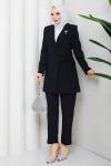 MELODİ CEKET PANTOLON TAKIM Siyah