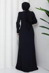 SERAP ABİYE ELBİSE Siyah