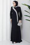 SERAP ABİYE ELBİSE Siyah