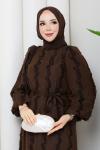 EDA ELBİSE  Kahve