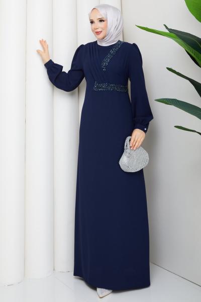 MİNEL TESETTÜR ABİYE ELBİSE Laci