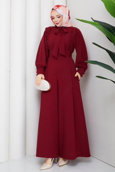 TİLBE TESETTÜR TULUM Bordo