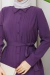AŞKIN TESETTÜR ELBİSE Mor