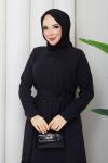 AŞKIN TESETTÜR ELBİSE Siyah