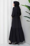 AŞKIN TESETTÜR ELBİSE Siyah