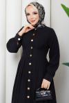 ŞİRİN TESETTÜR ELBİSE  Siyah