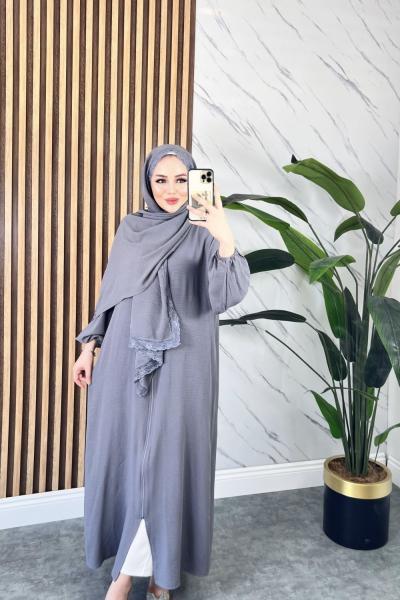 STANDART BEDEN NAMAZ ELBİSESİ Gri