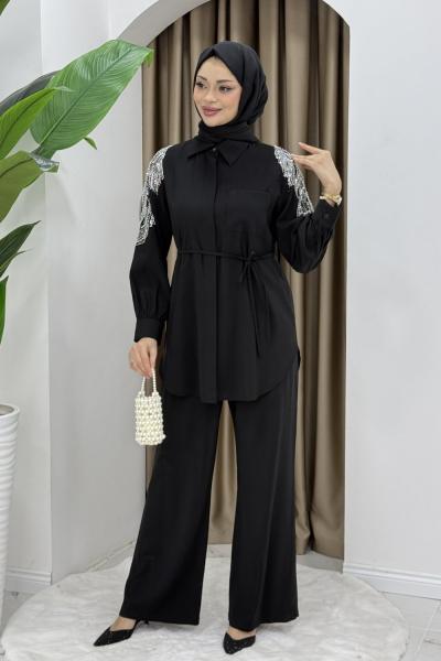 ASENA İKİLİ TAKIM  Siyah